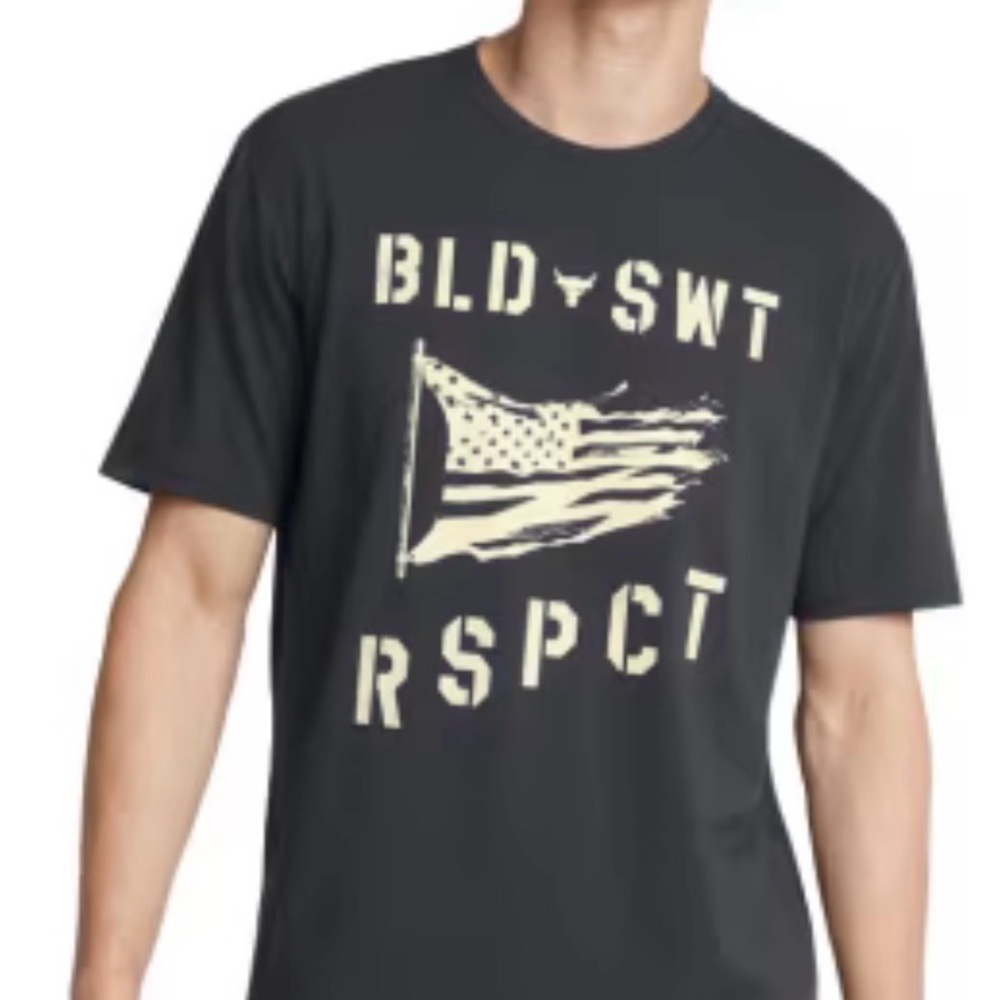 NWOT Under Armour PJT Rock Vets Day Short-Sleeve T-Shirt for Men